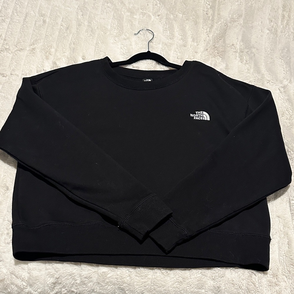 The North Face womens Classic Black Crewneck Sweater